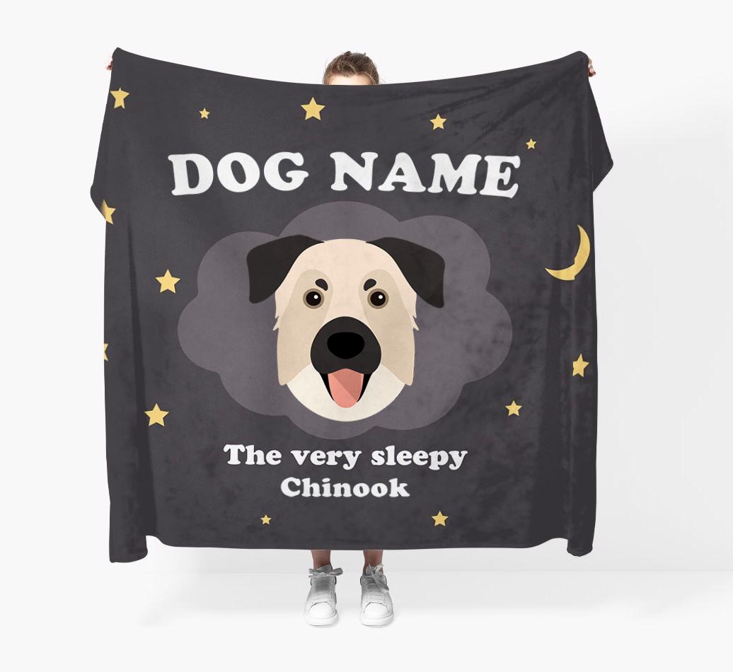 The Very Sleepy...: - Personalized {breedFullName} Throw Blanket