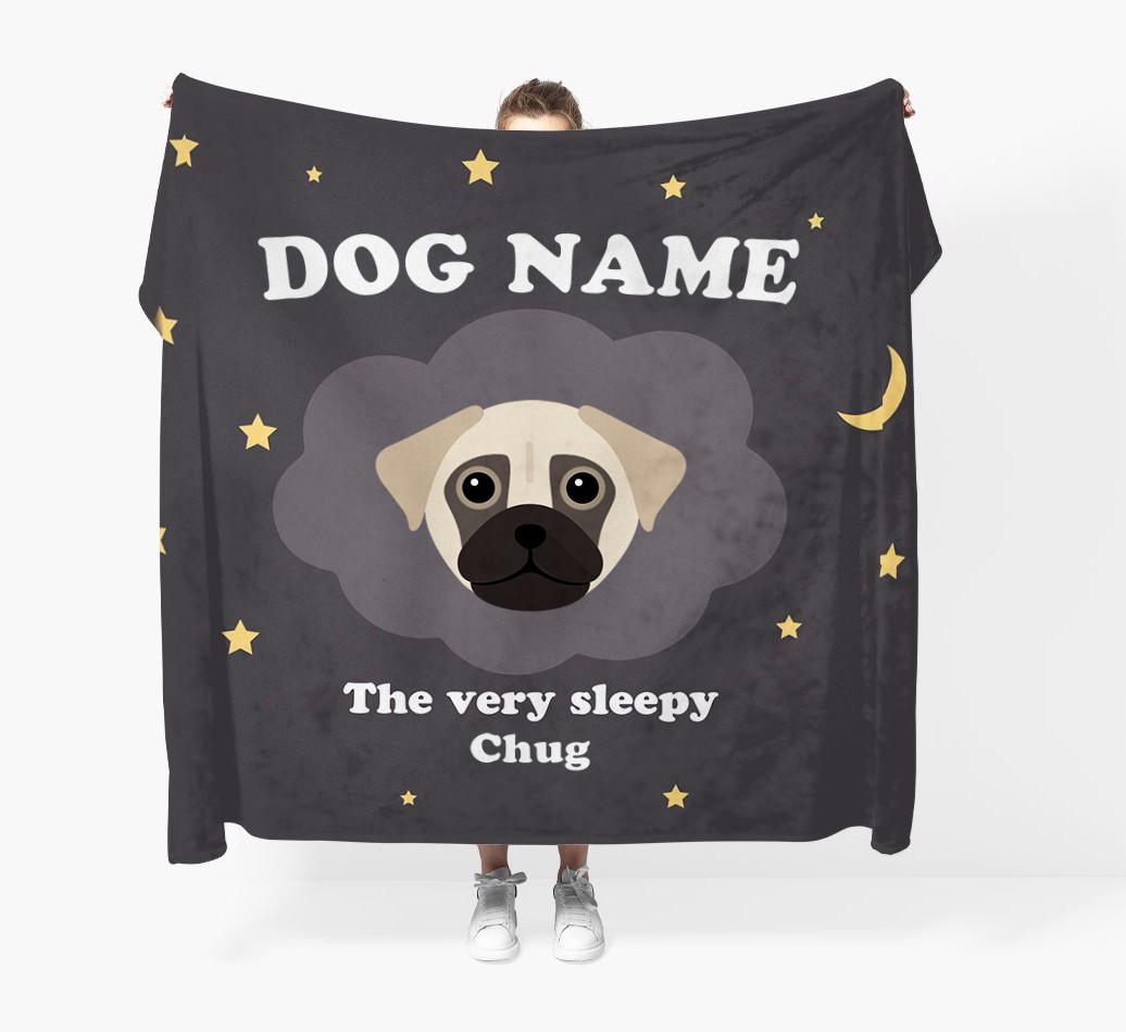 The Very Sleepy...: - Personalized {breedFullName} Throw Blanket