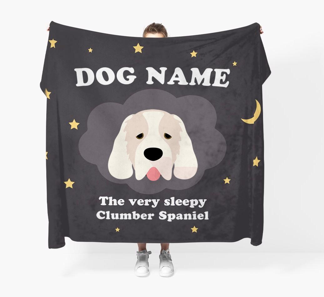 The Very Sleepy...: - Personalized {breedFullName} Throw Blanket