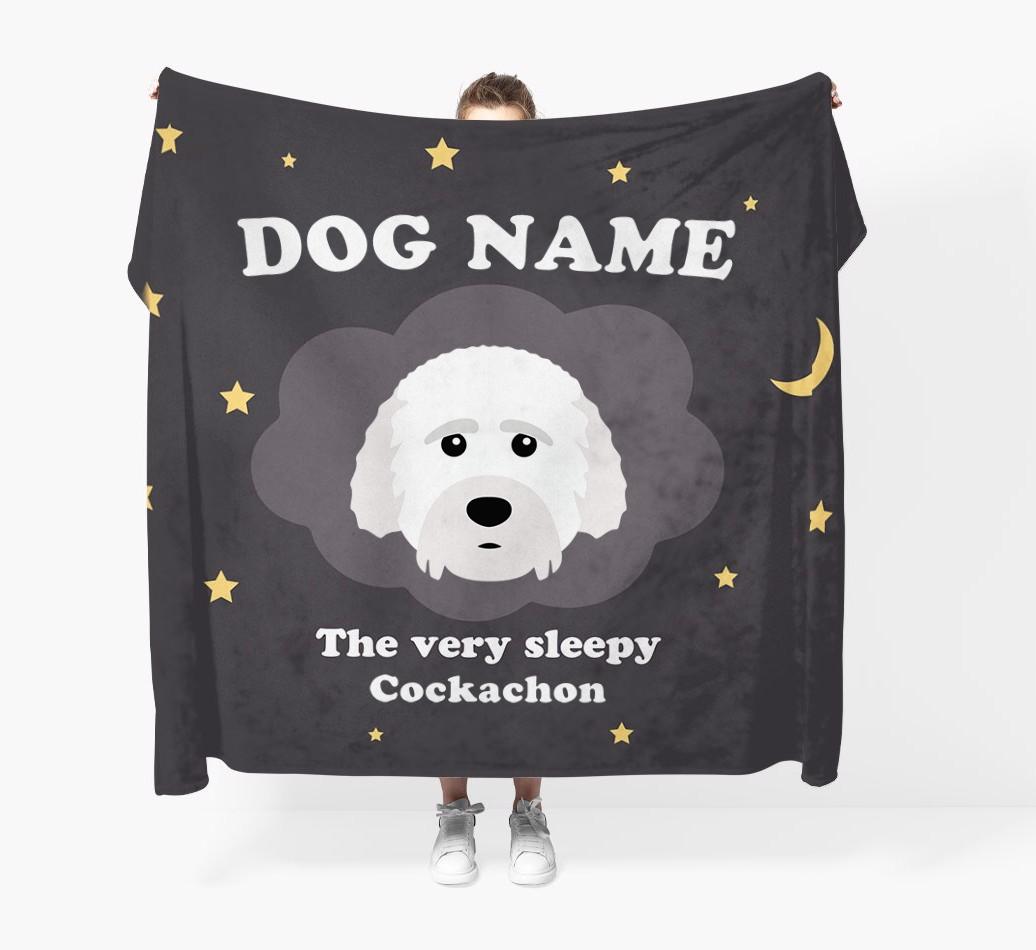 The Very Sleepy...: - Personalized {breedFullName} Throw Blanket