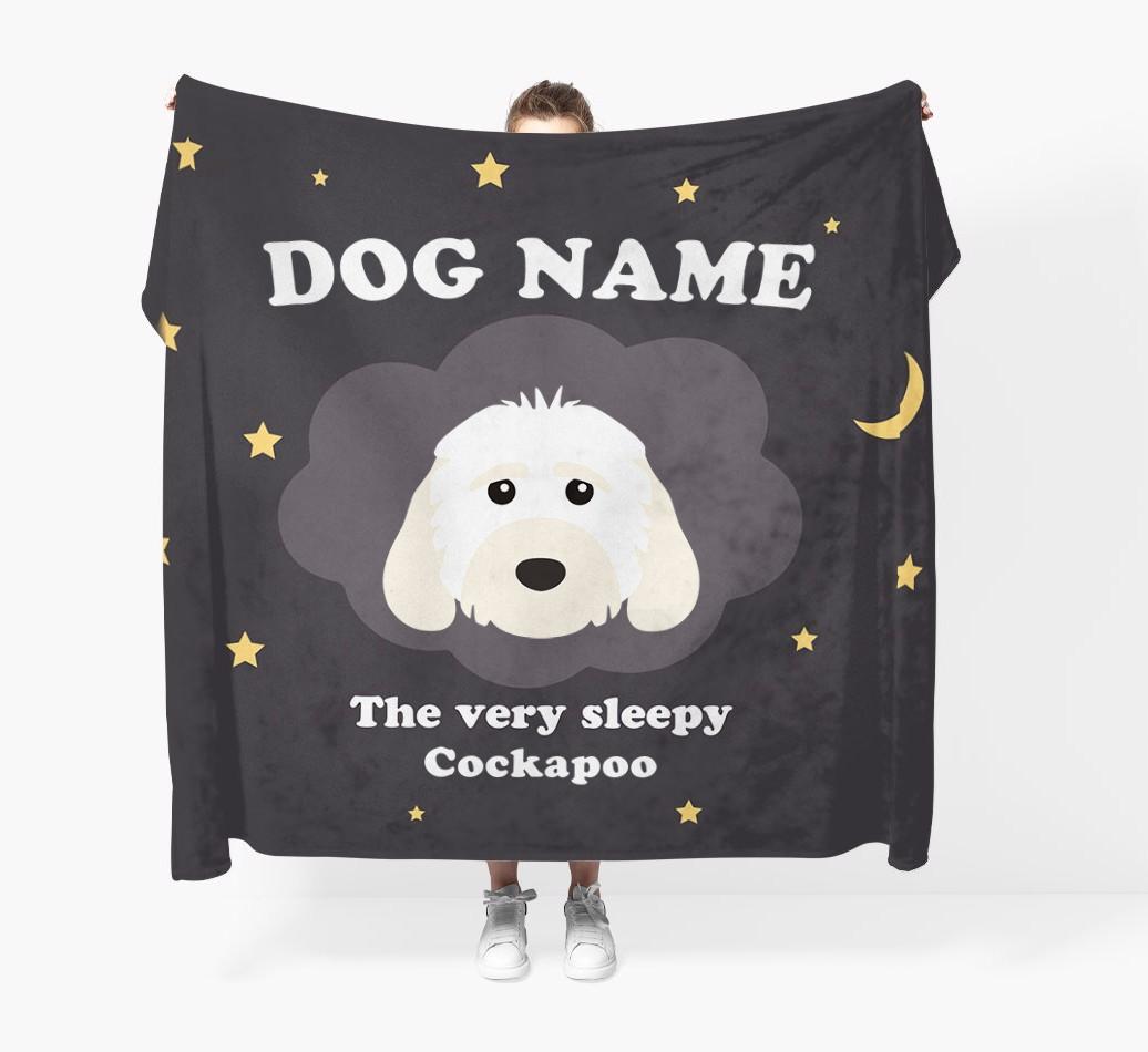 The Very Sleepy...: - Personalized {breedFullName} Throw Blanket