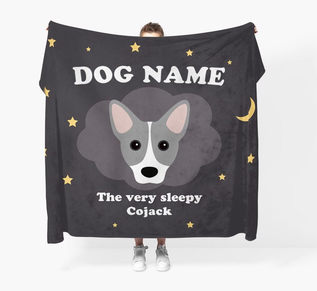 The Very Sleepy...: - Personalized {breedFullName} Throw Blanket
