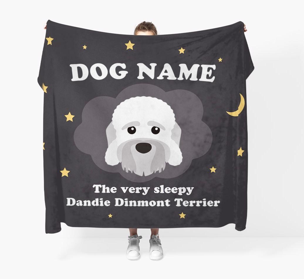 The Very Sleepy...: - Personalized {breedFullName} Throw Blanket