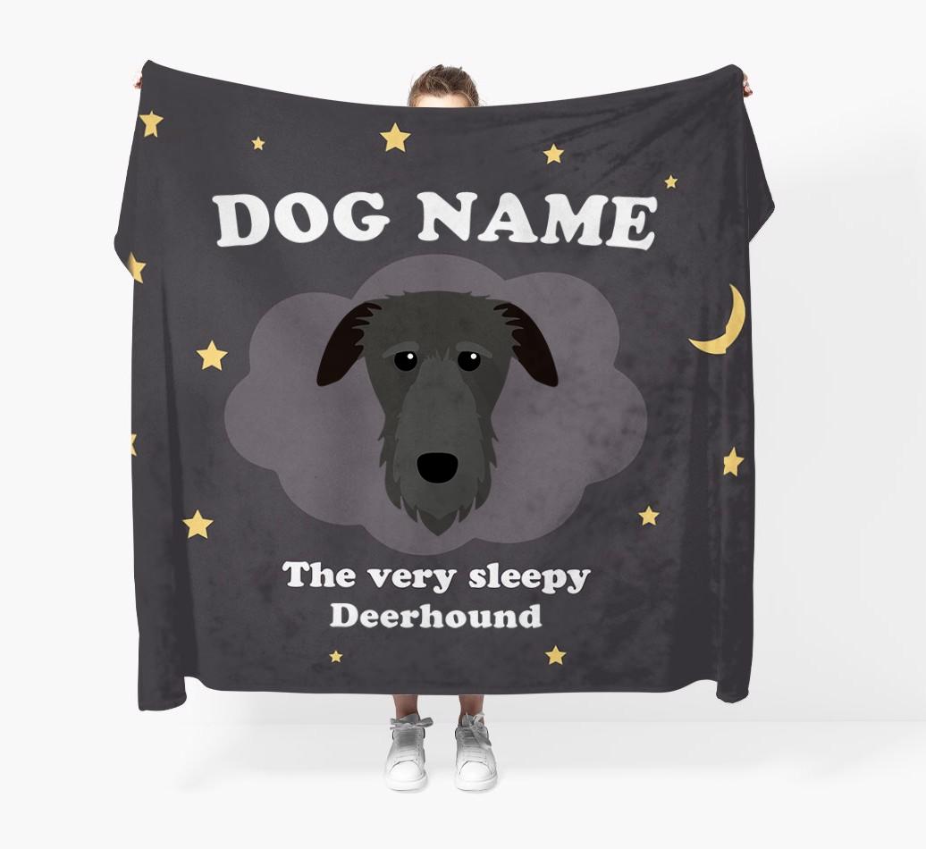 The Very Sleepy...: - Personalized {breedFullName} Throw Blanket