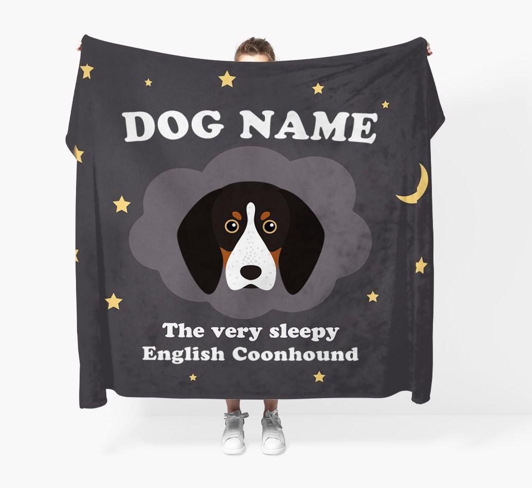 The Very Sleepy...: - Personalized {breedFullName} Throw Blanket