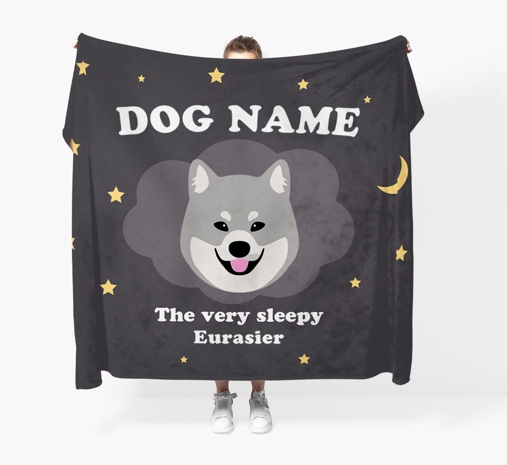 The Very Sleepy...: - Personalized {breedFullName} Throw Blanket