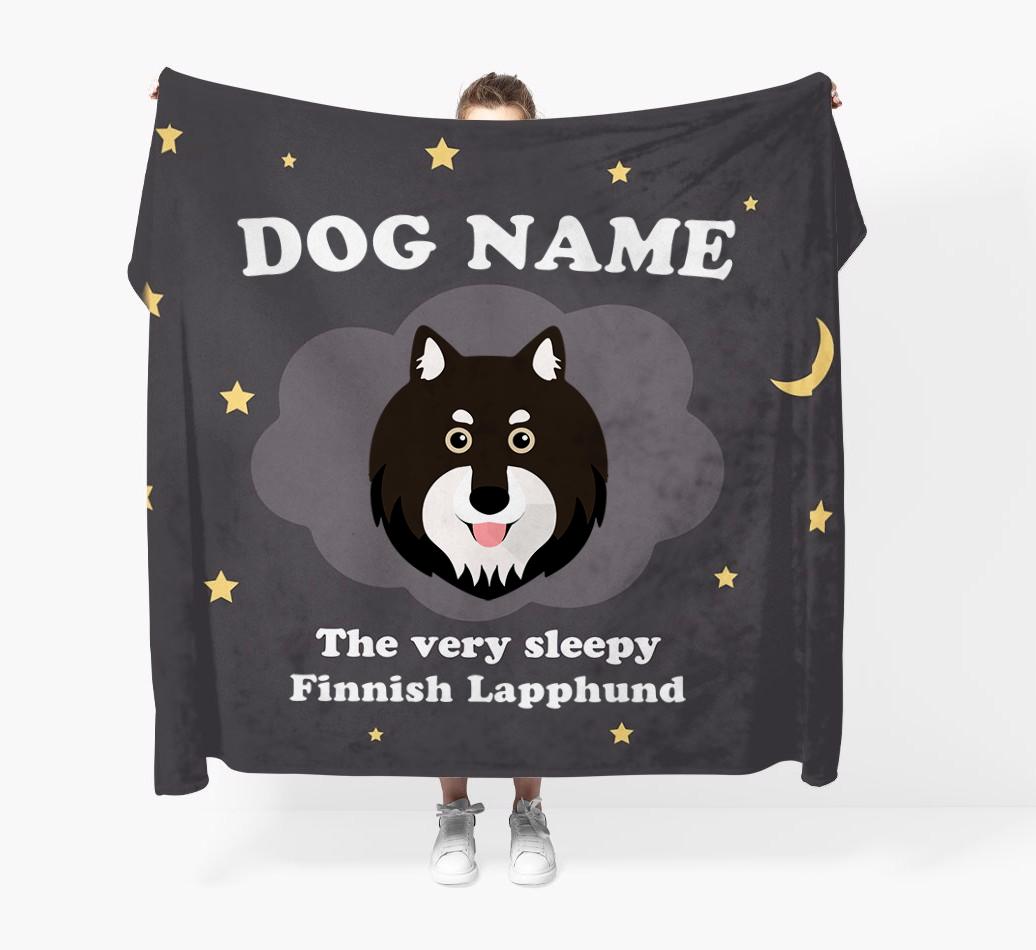 The Very Sleepy...: - Personalized {breedFullName} Throw Blanket