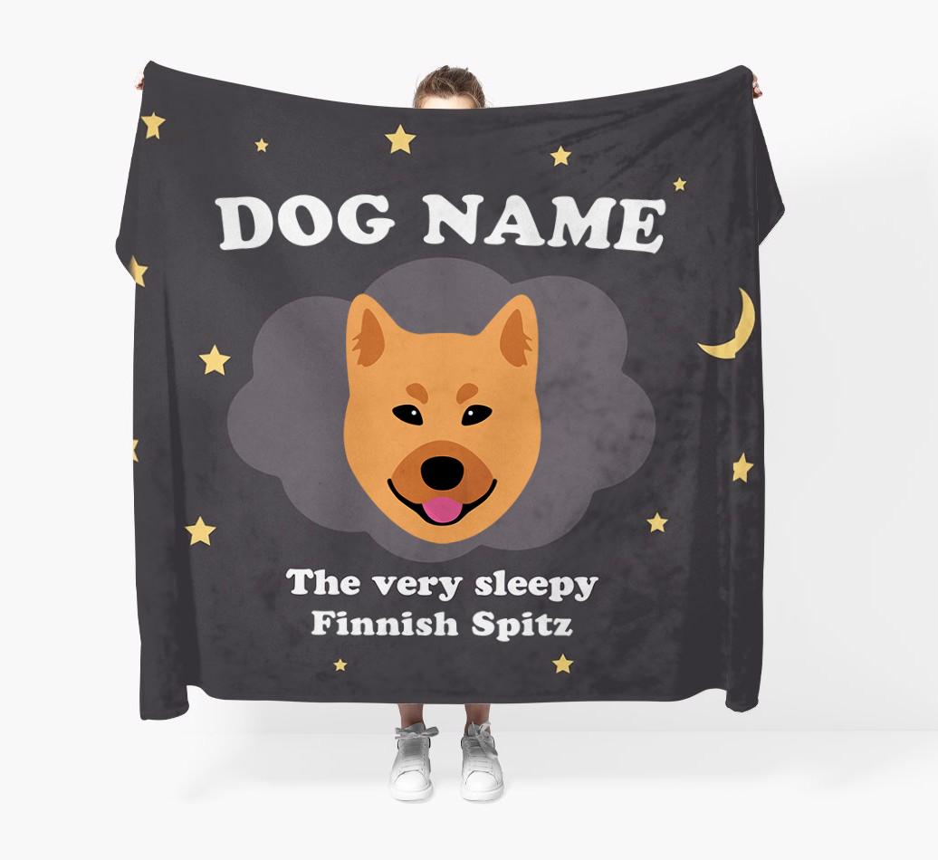 The Very Sleepy...: - Personalized {breedFullName} Throw Blanket