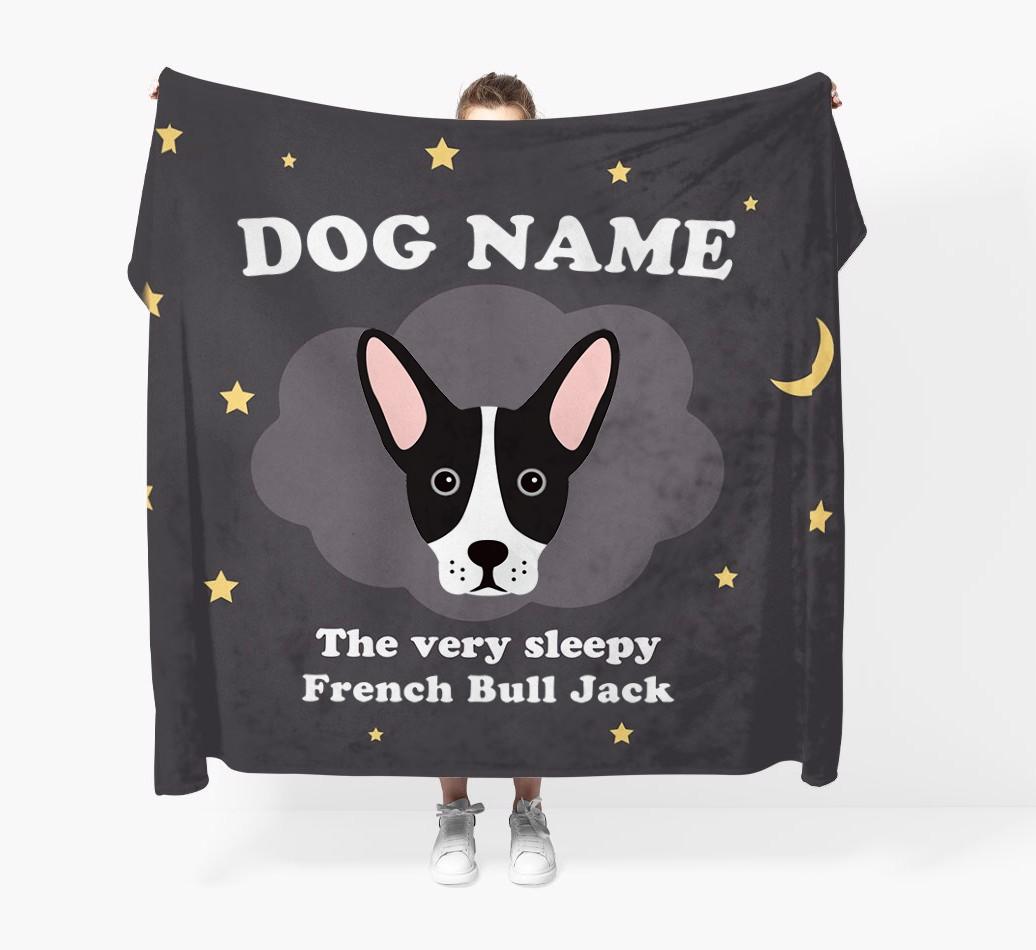The Very Sleepy...: - Personalized {breedFullName} Throw Blanket