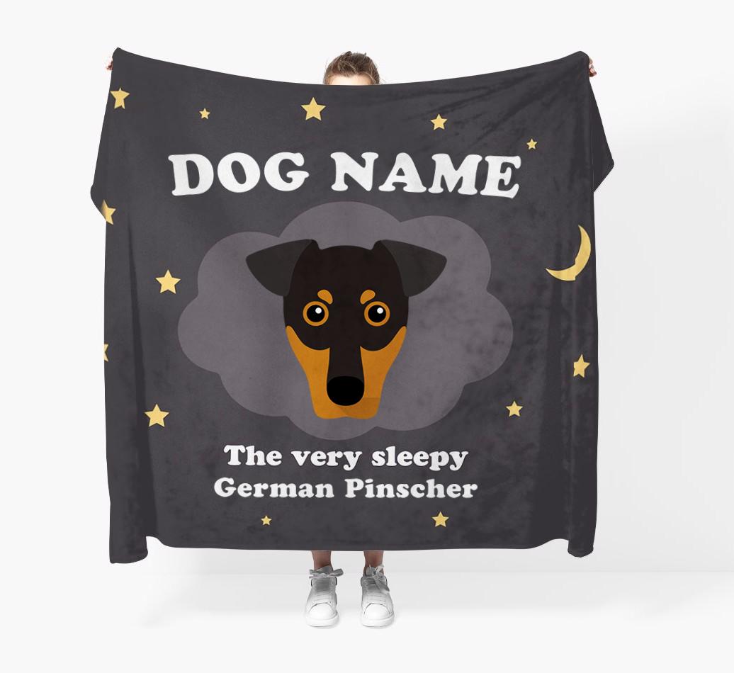 The Very Sleepy...: - Personalized {breedFullName} Throw Blanket