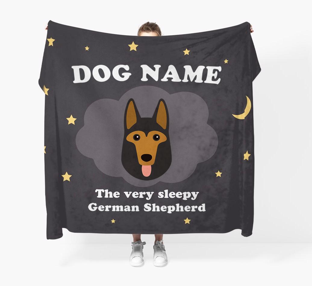 'The Very Sleepy...' - Personalised {breedFullName} Blanket