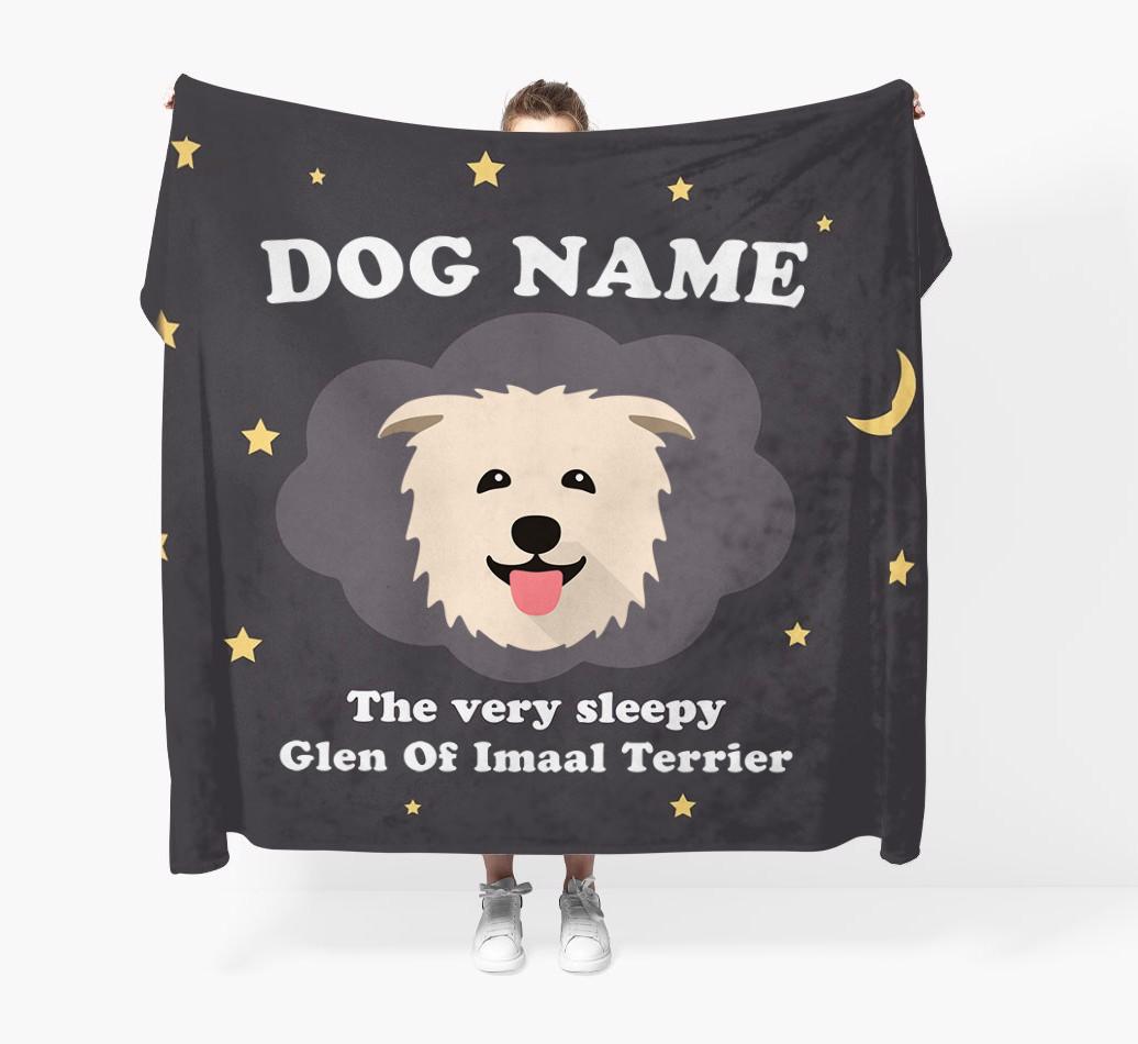 The Very Sleepy...: - Personalized {breedFullName} Throw Blanket