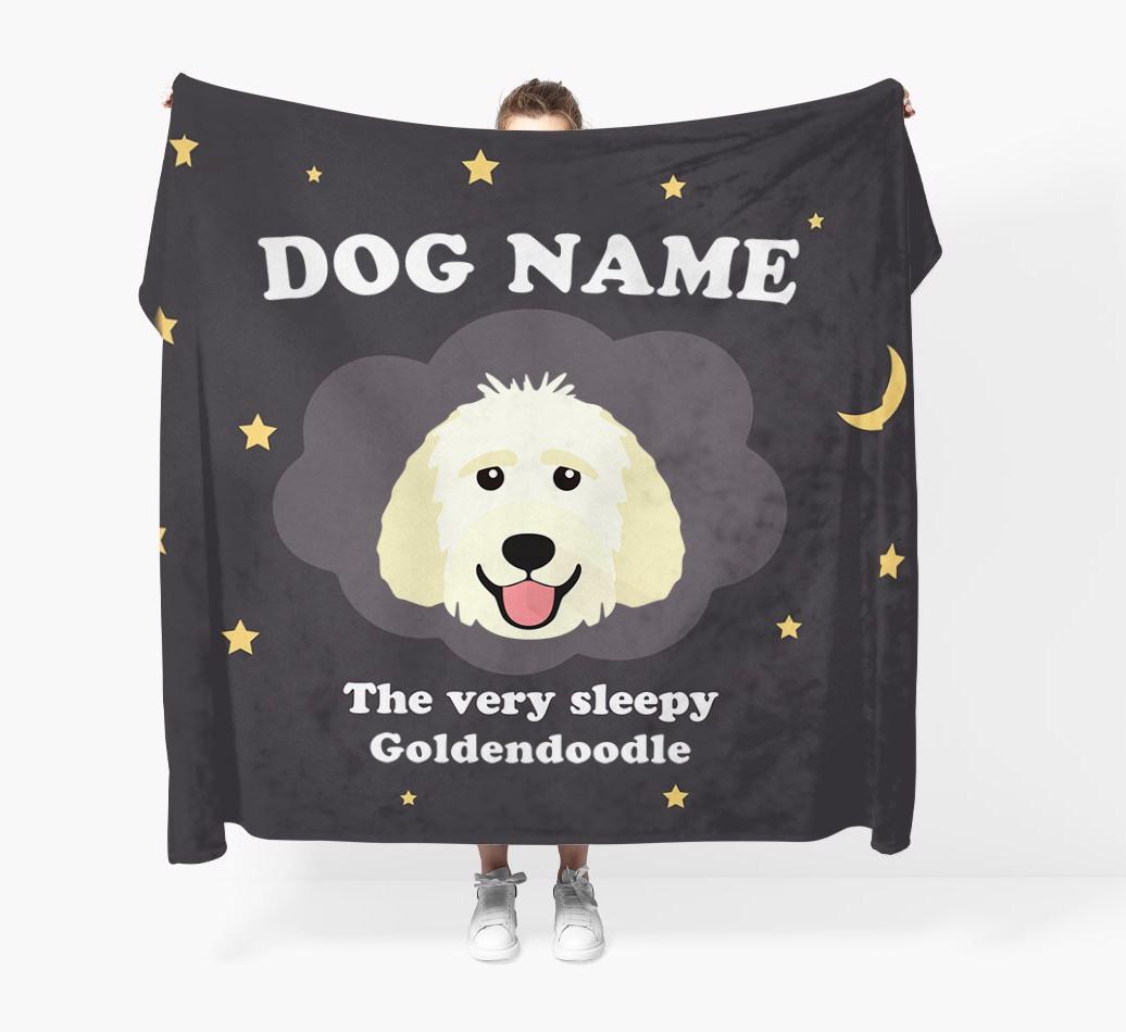 'The Very Sleepy...' - Personalised {breedFullName} Blanket