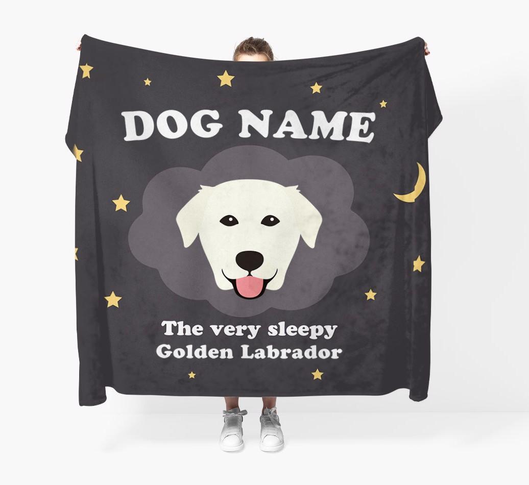 'The Very Sleepy...' - Personalised {breedFullName} Blanket
