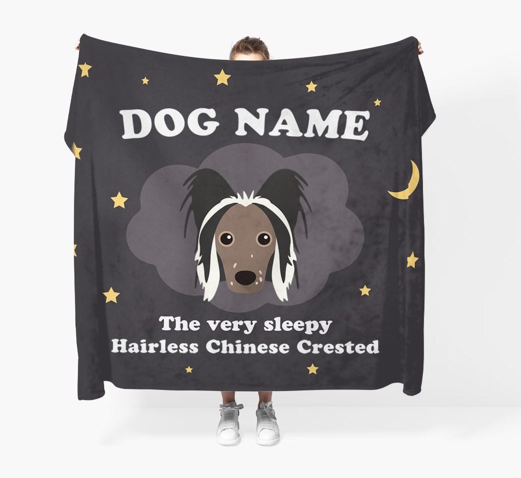 The Very Sleepy...: - Personalized {breedFullName} Throw Blanket
