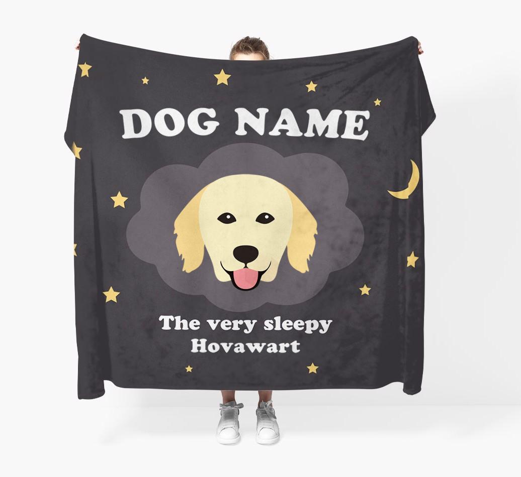 The Very Sleepy...: - Personalized {breedFullName} Throw Blanket
