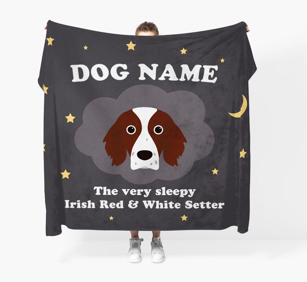 The Very Sleepy...: - Personalized {breedFullName} Throw Blanket