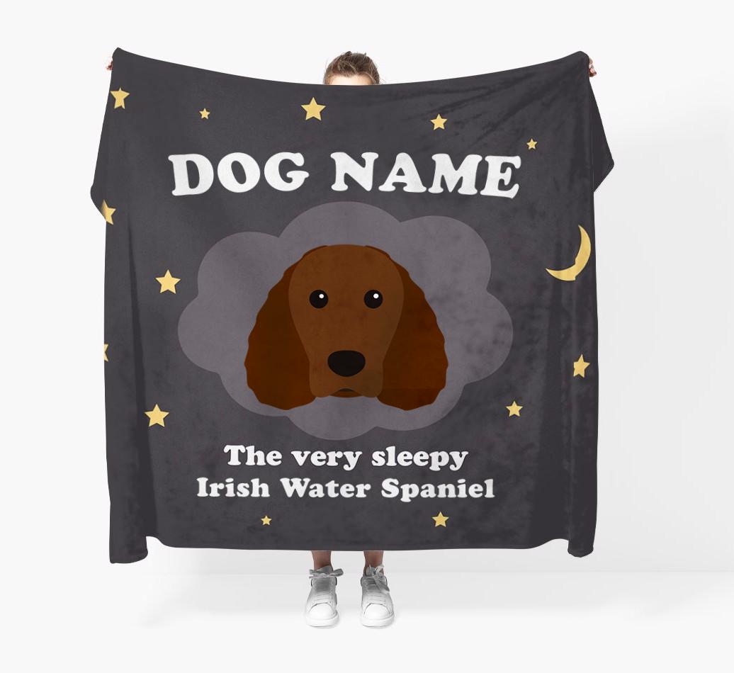 The Very Sleepy...: - Personalized {breedFullName} Throw Blanket