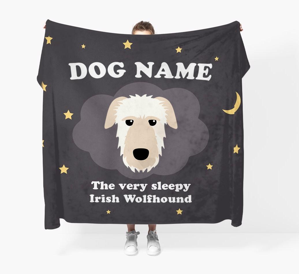 The Very Sleepy...: - Personalized {breedFullName} Throw Blanket