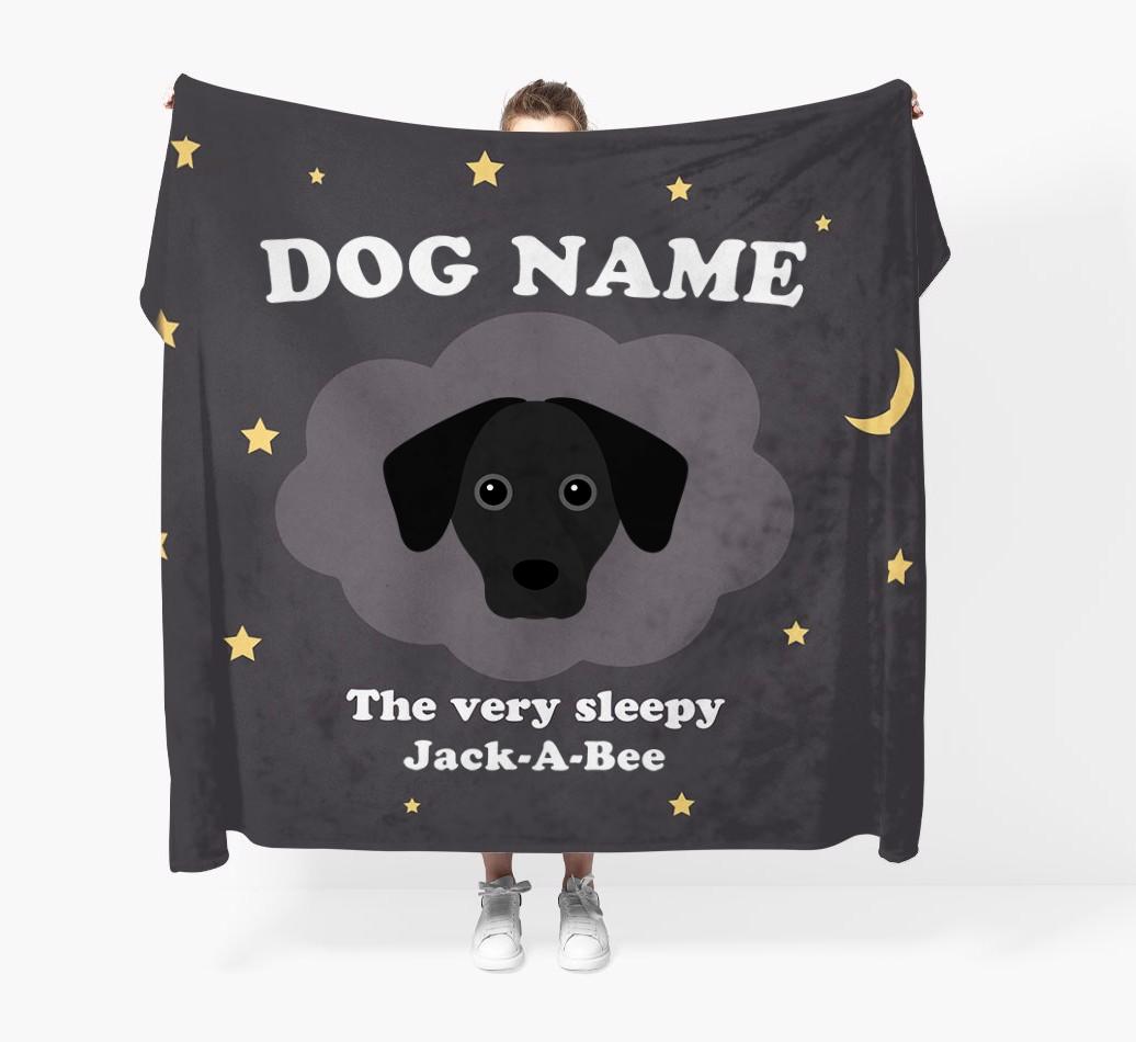 The Very Sleepy...: - Personalized {breedFullName} Throw Blanket