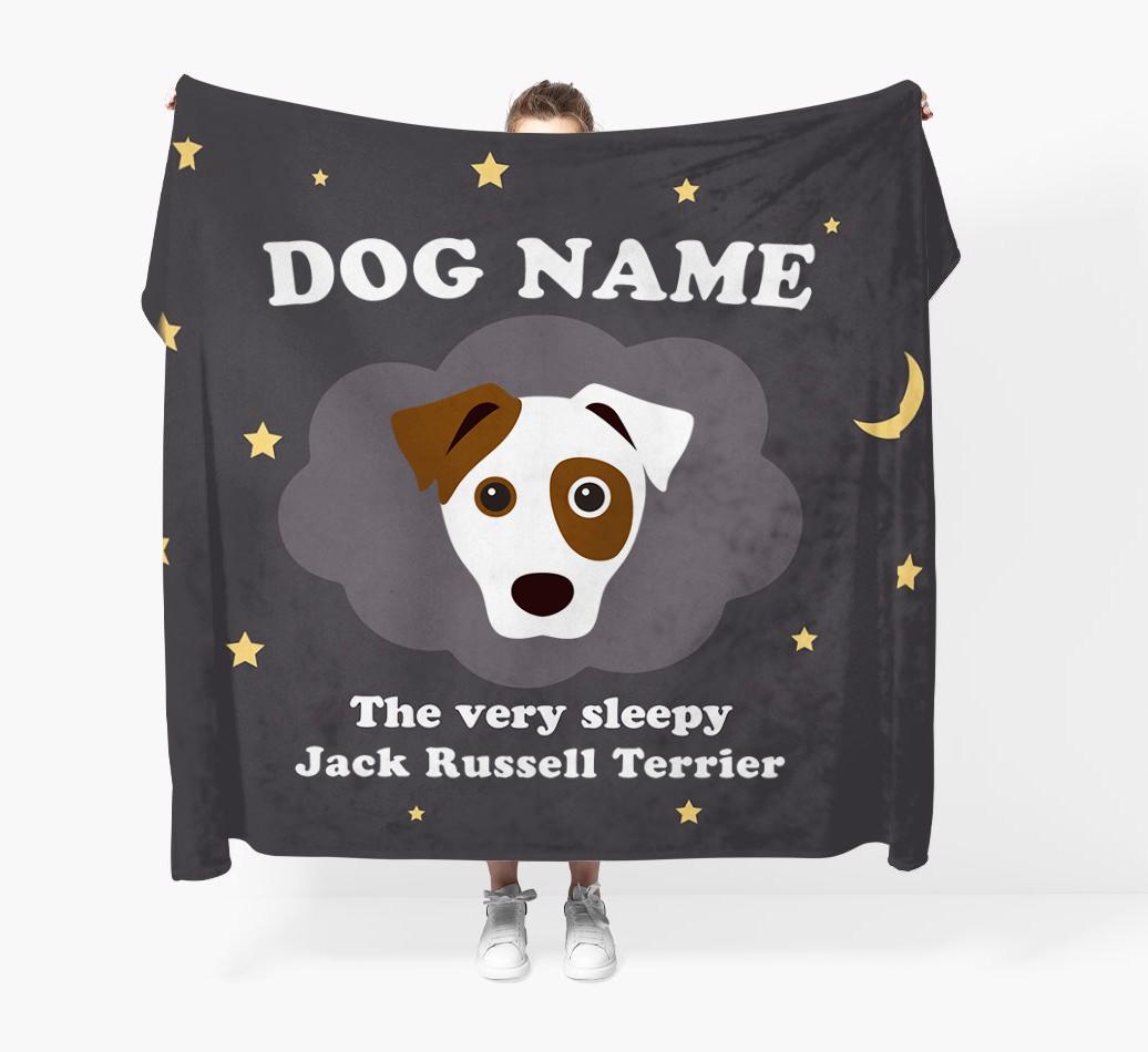 The Very Sleepy...: - Personalized {breedFullName} Throw Blanket