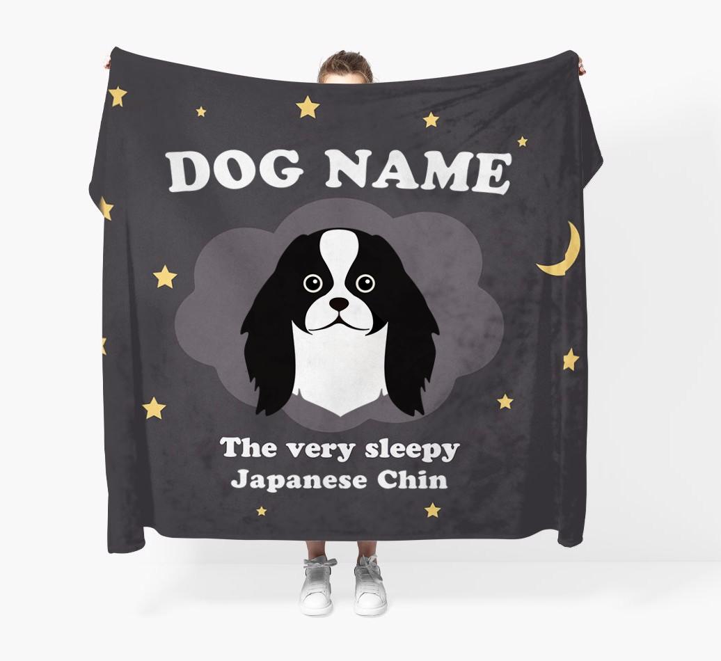 The Very Sleepy...: - Personalized {breedFullName} Throw Blanket