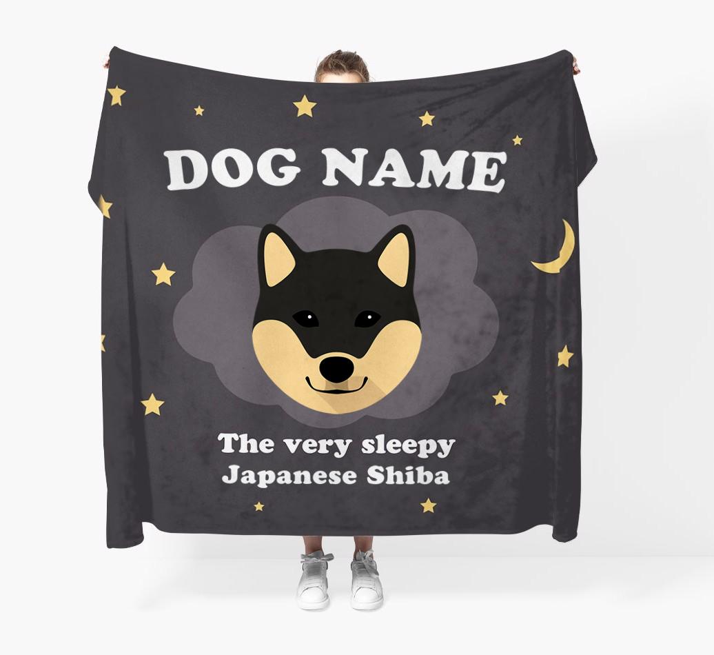 The Very Sleepy...: - Personalized {breedFullName} Throw Blanket