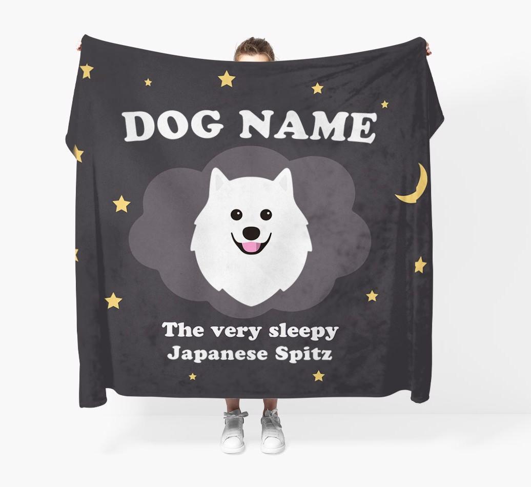The Very Sleepy...: - Personalized {breedFullName} Throw Blanket