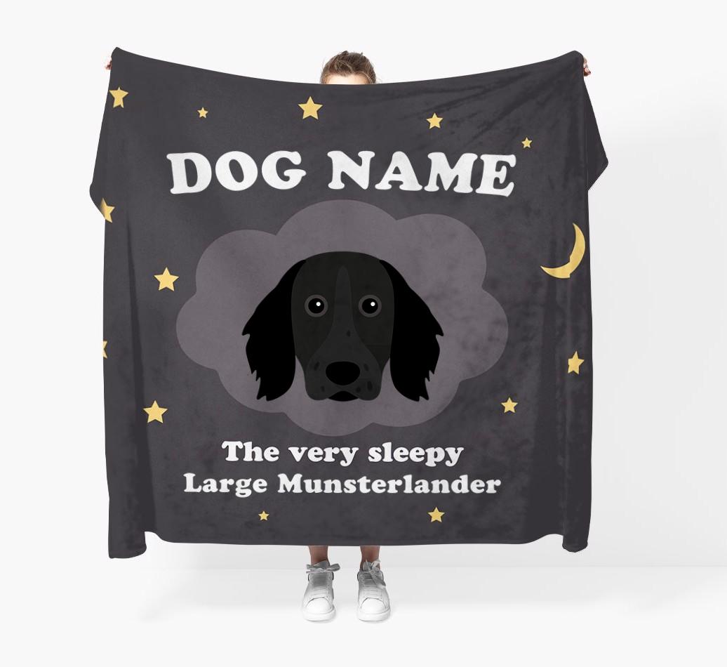 The Very Sleepy...: - Personalized {breedFullName} Throw Blanket