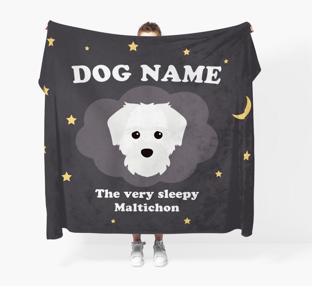 The Very Sleepy...: - Personalized {breedFullName} Throw Blanket