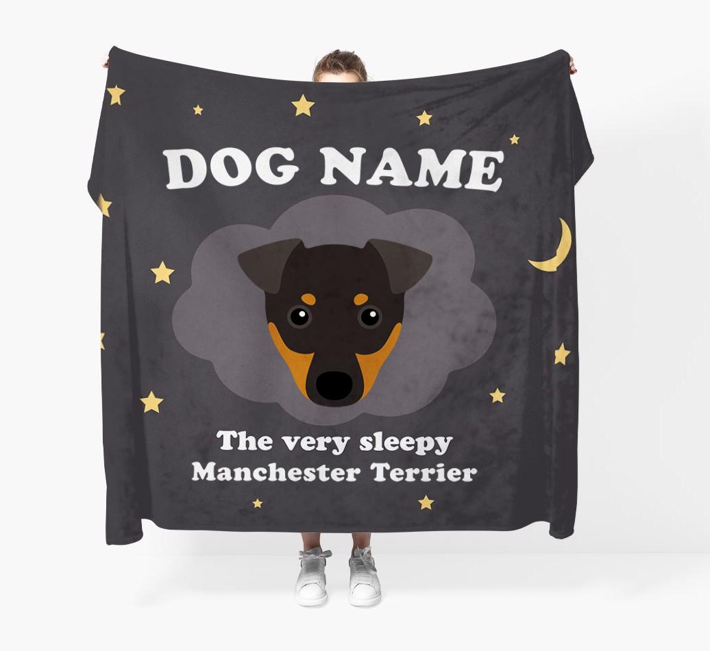 The Very Sleepy...: - Personalized {breedFullName} Throw Blanket