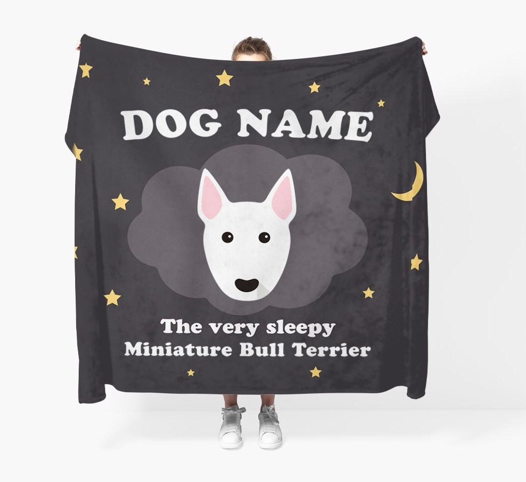 The Very Sleepy...: - Personalized {breedFullName} Throw Blanket