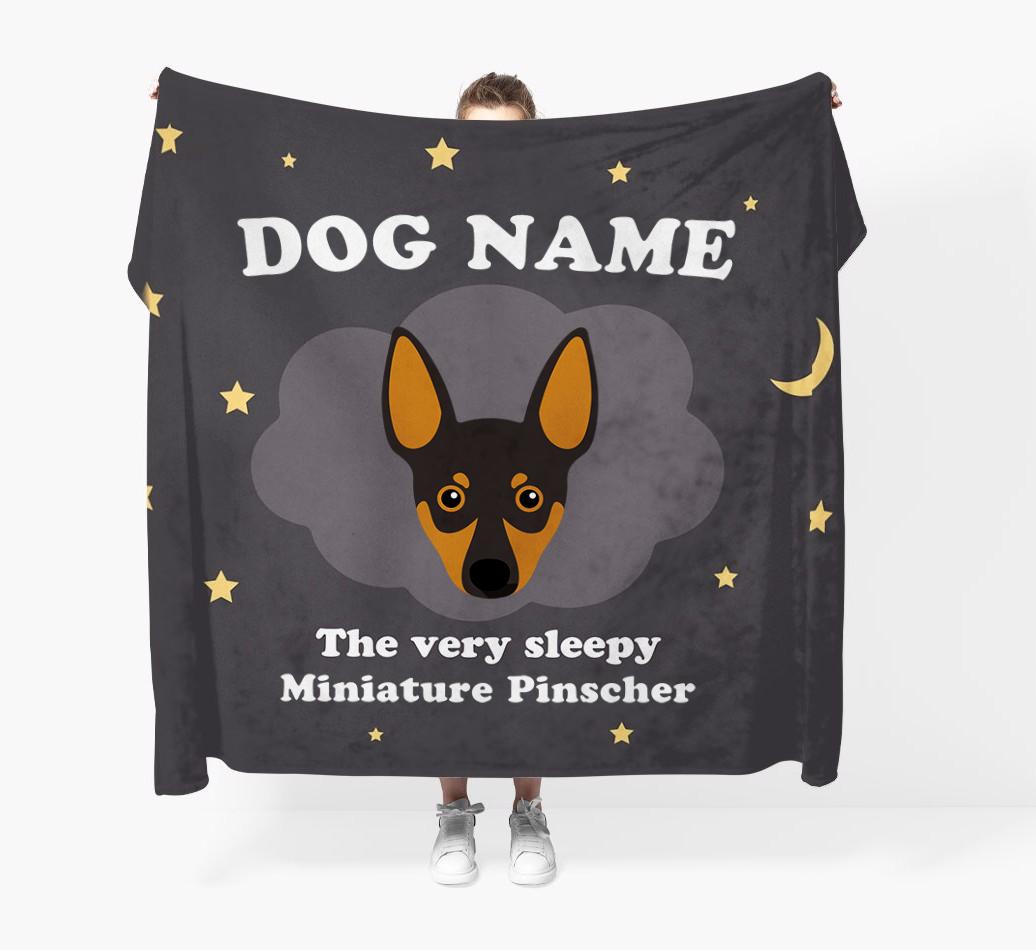 The Very Sleepy...: - Personalized {breedFullName} Throw Blanket