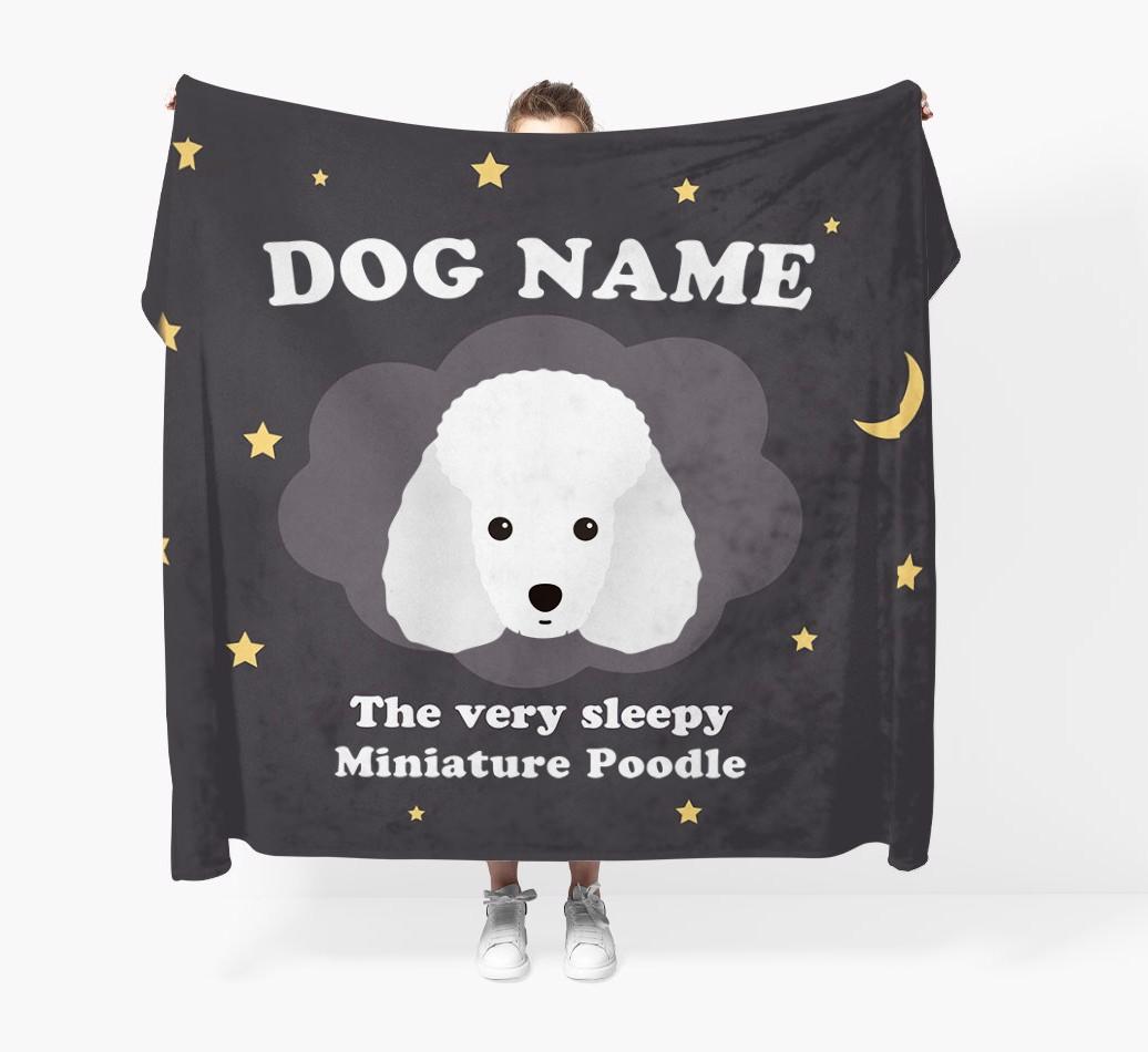The Very Sleepy...: - Personalized {breedFullName} Throw Blanket