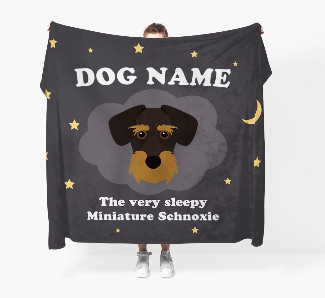 The Very Sleepy...: - Personalized {breedFullName} Throw Blanket