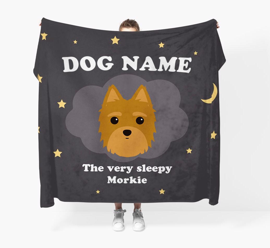 The Very Sleepy...: - Personalized {breedFullName} Throw Blanket