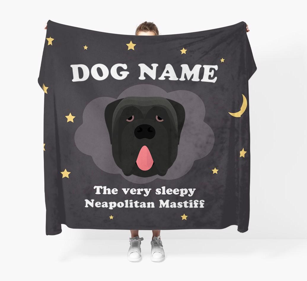 The Very Sleepy...: - Personalized {breedFullName} Throw Blanket