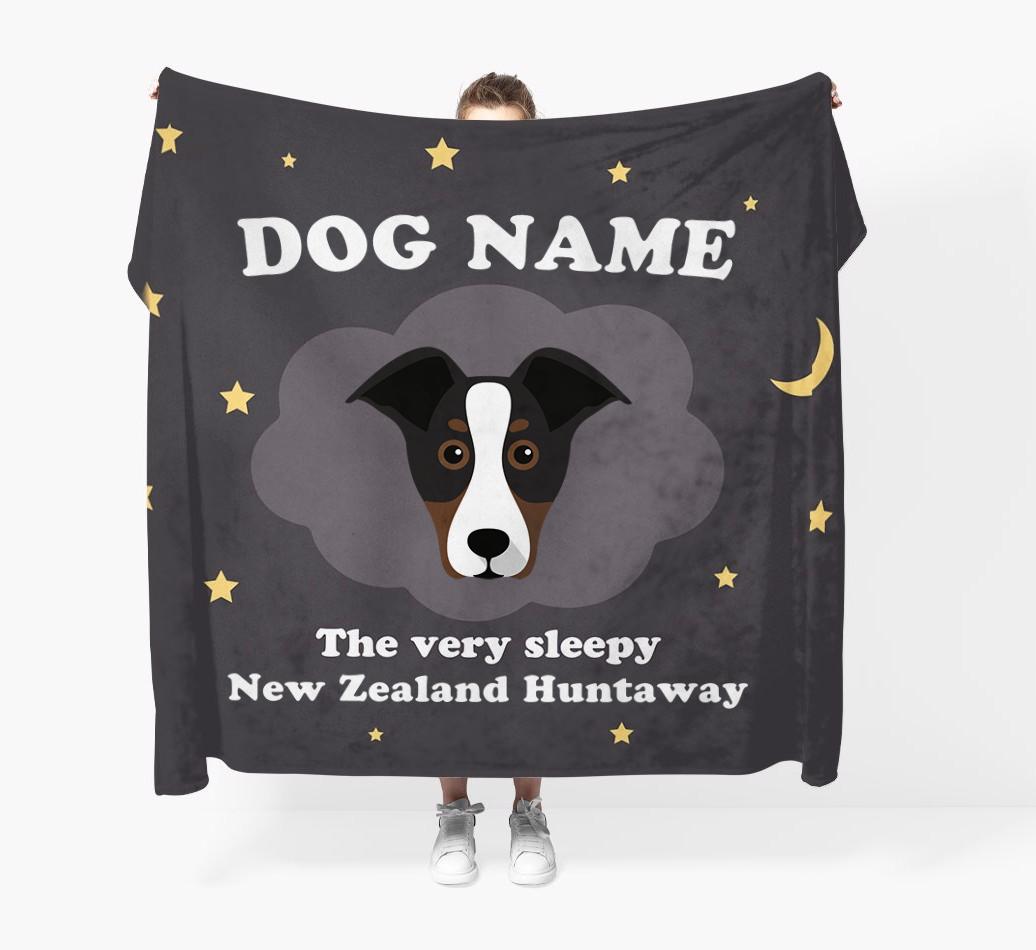 The Very Sleepy...: - Personalized {breedFullName} Throw Blanket