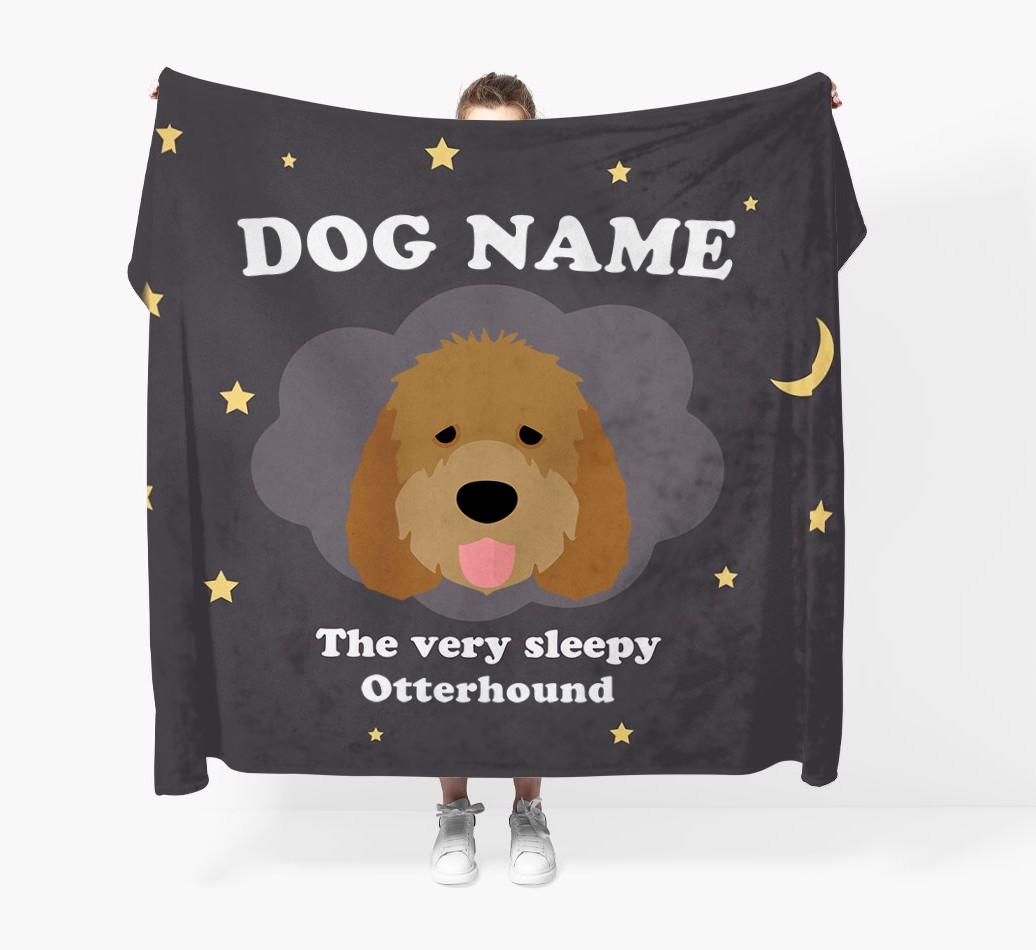 The Very Sleepy...: - Personalized {breedFullName} Throw Blanket