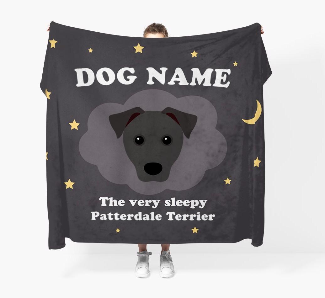 The Very Sleepy...: - Personalized {breedFullName} Throw Blanket