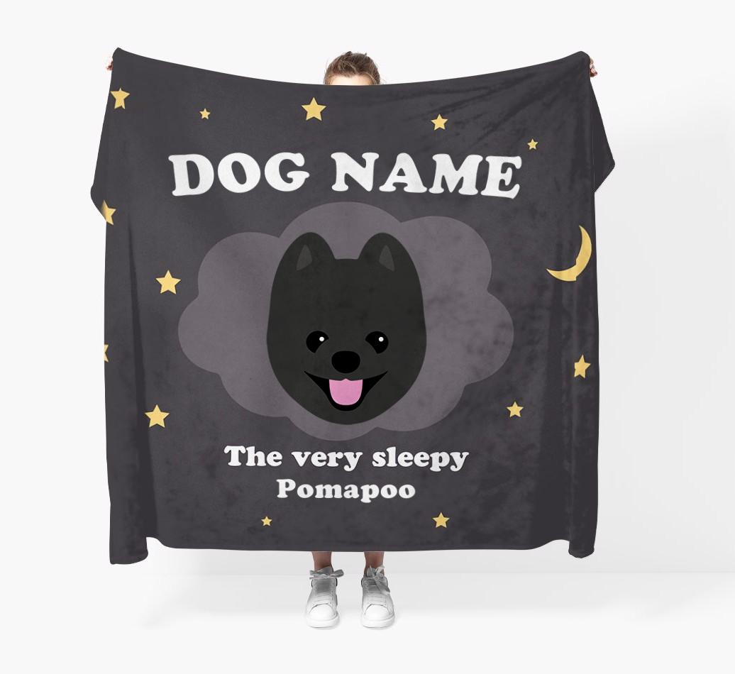 The Very Sleepy...: - Personalized {breedFullName} Throw Blanket