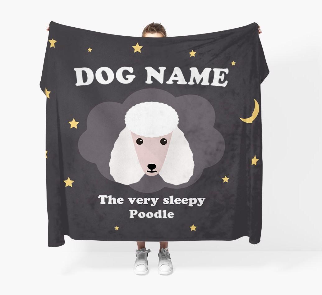The Very Sleepy...: - Personalized {breedFullName} Throw Blanket