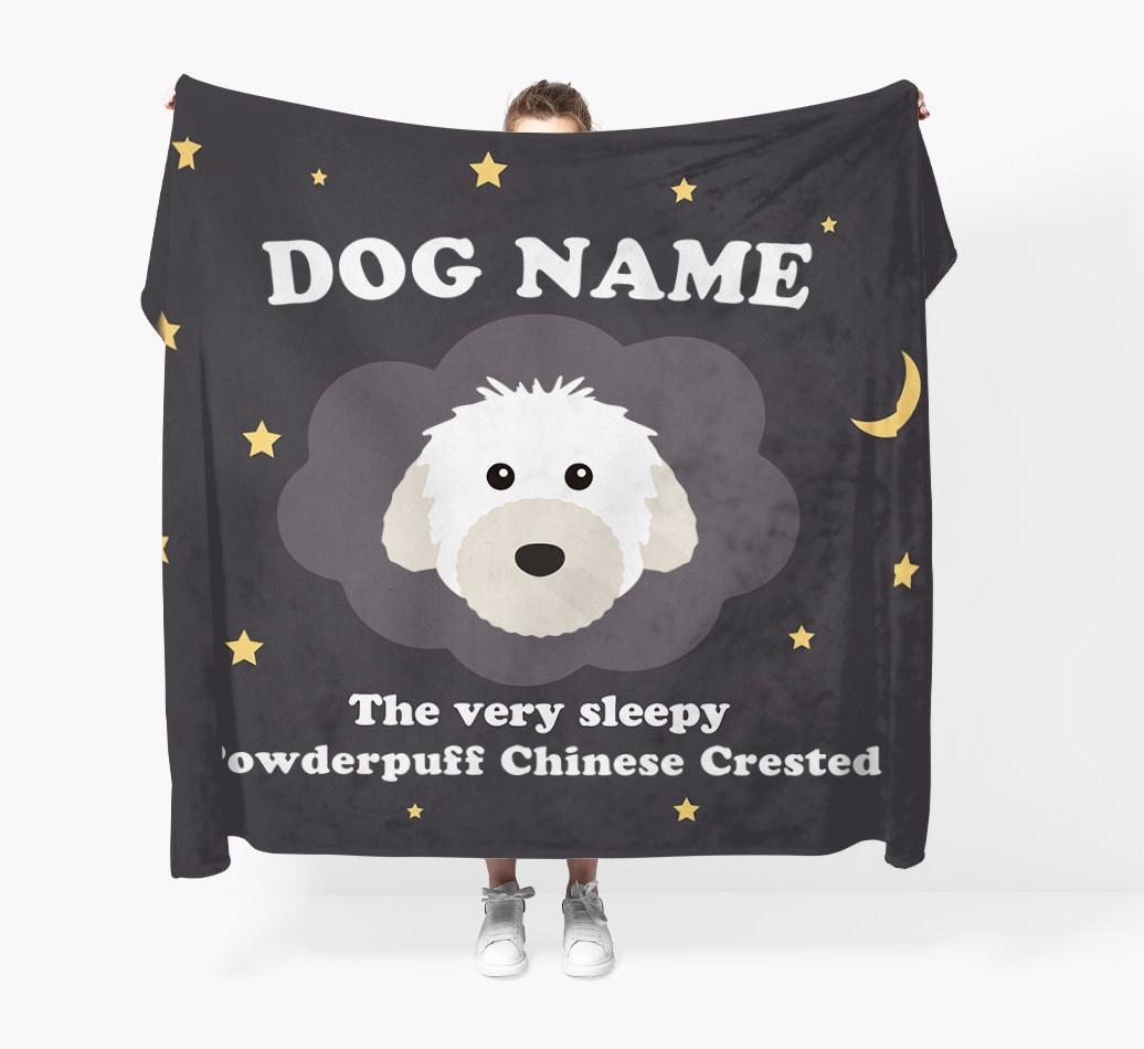 The Very Sleepy...: - Personalized {breedFullName} Throw Blanket