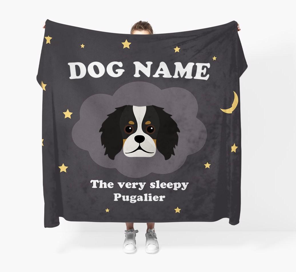The Very Sleepy...: - Personalized {breedFullName} Throw Blanket
