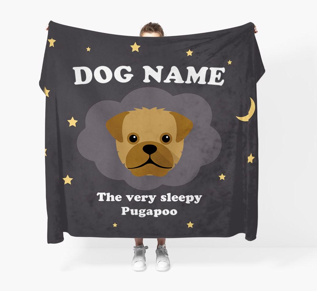 The Very Sleepy...: - Personalized {breedFullName} Throw Blanket