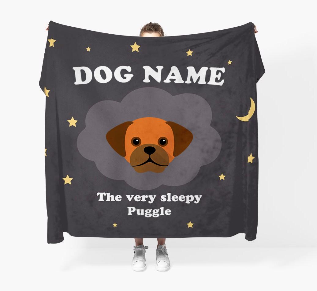 The Very Sleepy...: - Personalized {breedFullName} Throw Blanket