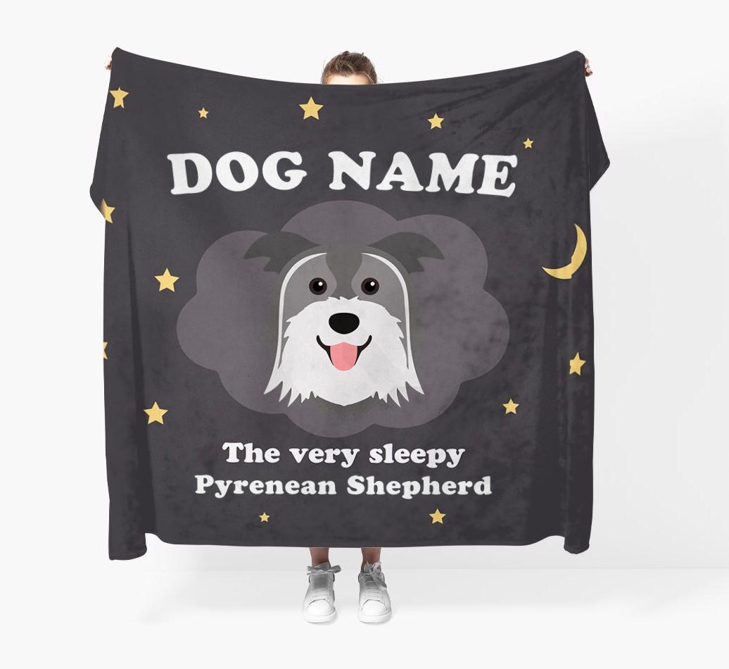 The Very Sleepy...: - Personalized {breedFullName} Throw Blanket