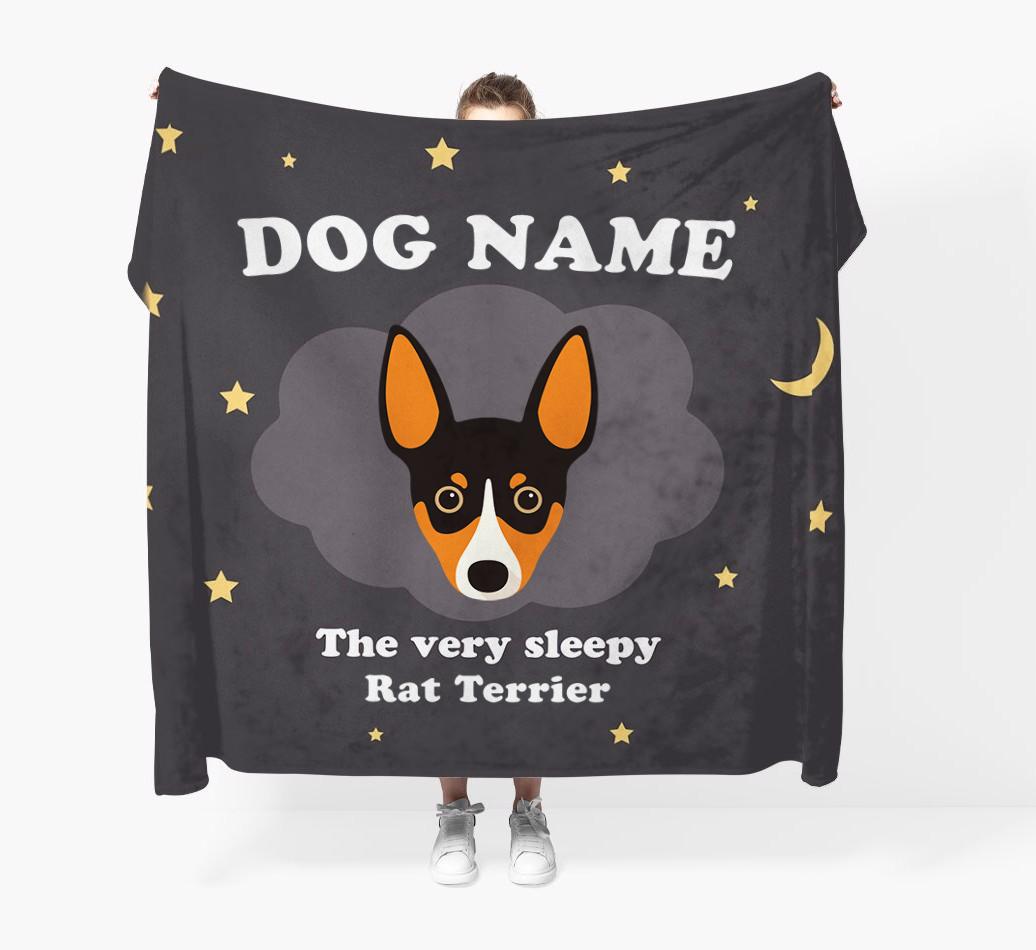 The Very Sleepy...: - Personalized {breedFullName} Throw Blanket