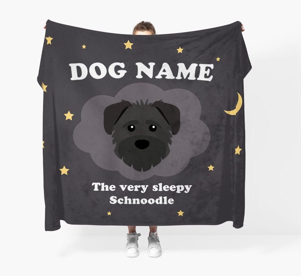 The Very Sleepy...: - Personalized {breedFullName} Throw Blanket