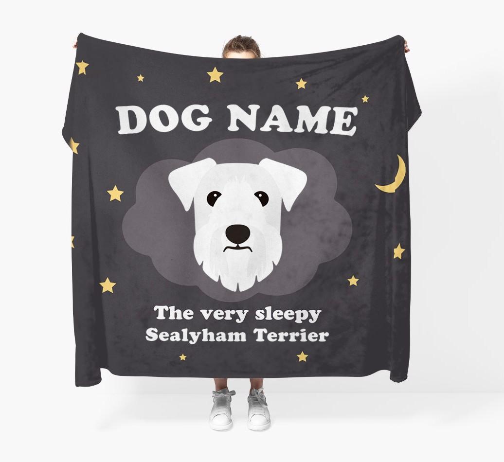 The Very Sleepy...: - Personalized {breedFullName} Throw Blanket